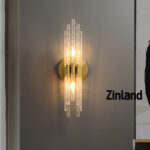 Bubble brass wall lamp