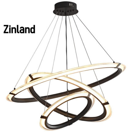 Multi layer circular chandelier