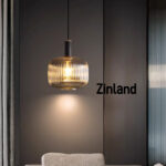 Brass bedroom headboard pendant light